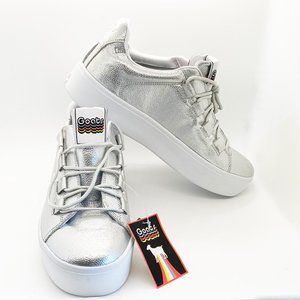 New silver leather GOATS